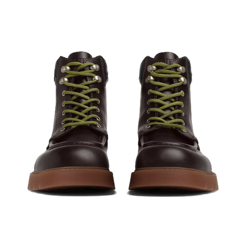Bottega Veneta Haddock Short Martin Boot 4.5 Cm Men's Chocolate Brown-2