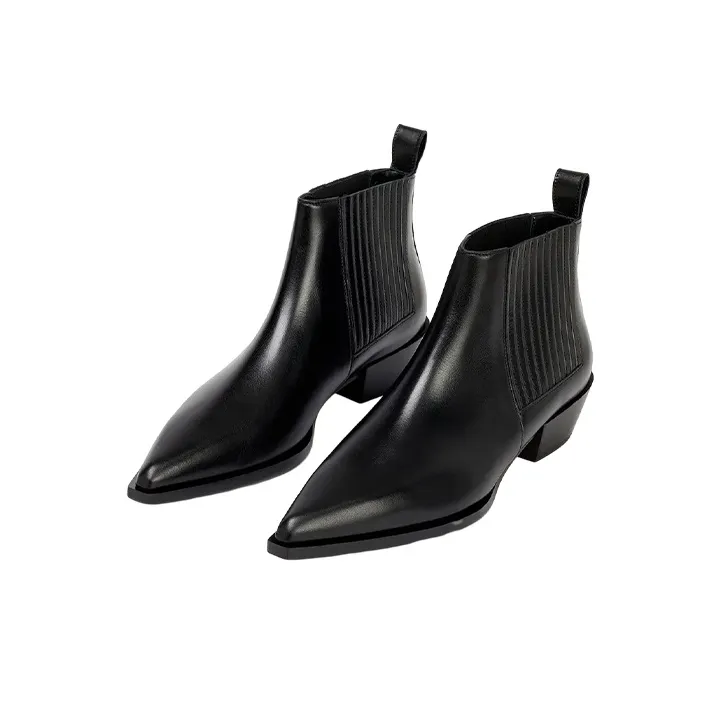 Aeyde Bea Ankle-Length Chelsea Boots 4cm Women's Black-2