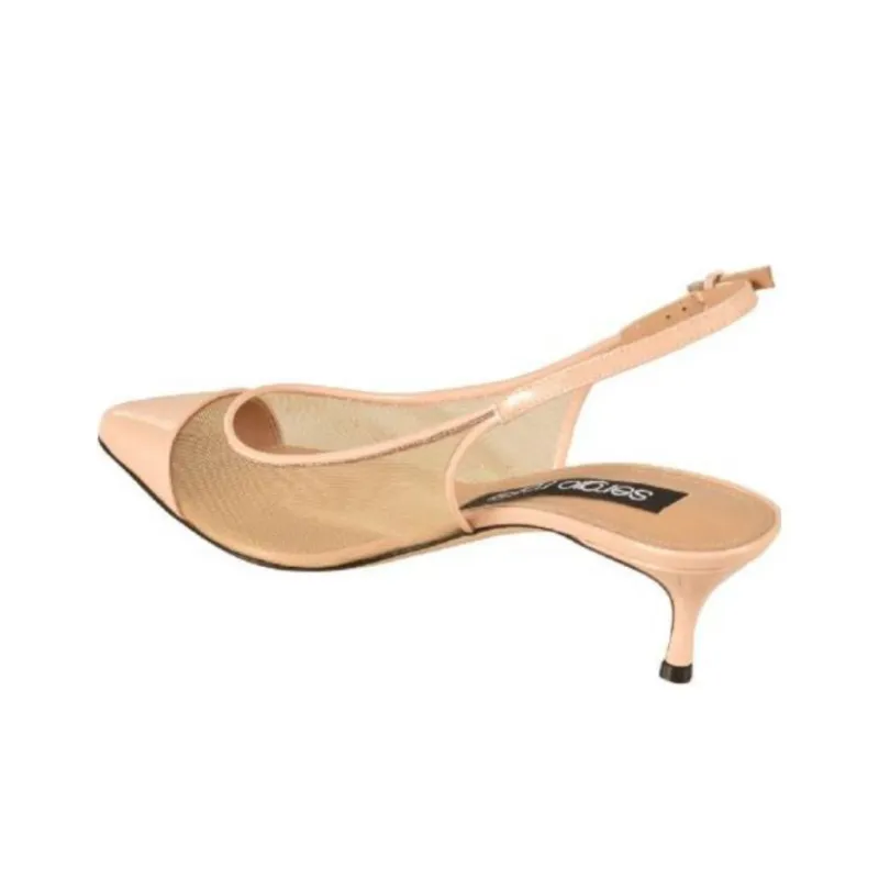 SERGIO ROSSI Godiva Slim Heel High Heels 5cm Women's Pink-3