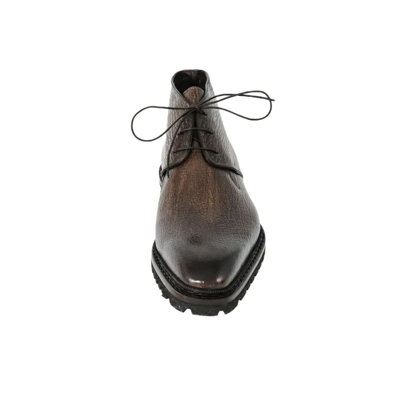 Santoni Ferro Ankle Boots Men's Brown-3
