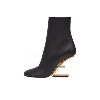 FENDI First Round Toe Ankle Boots Women's