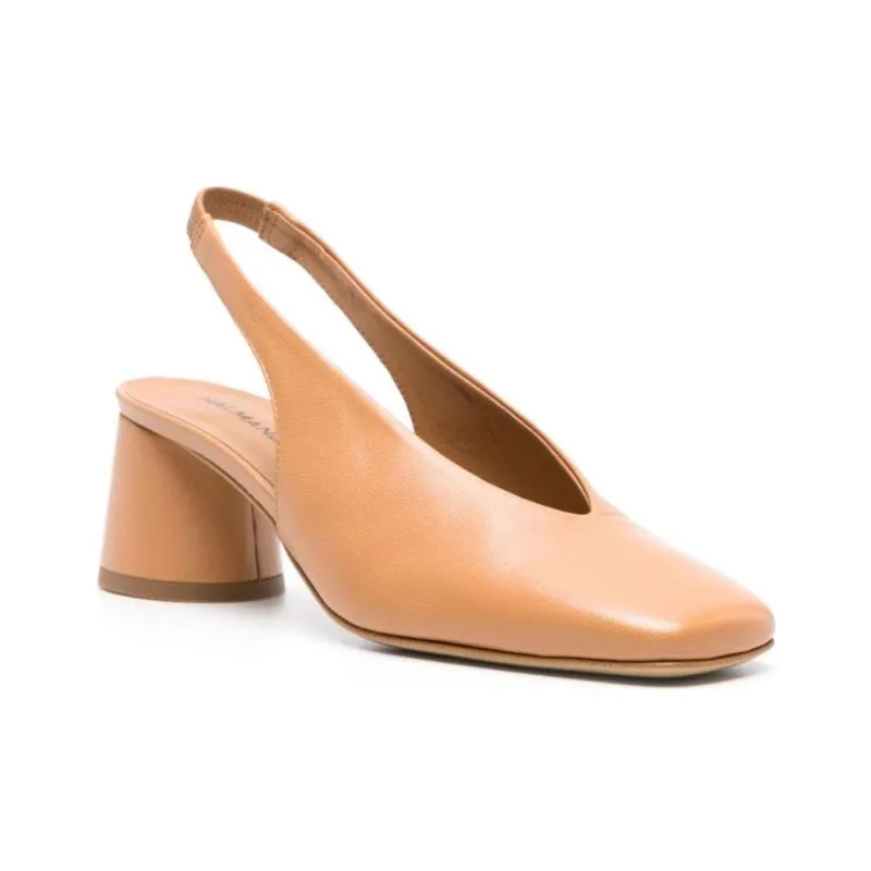 HALMANERA Cala 55mm Leather Pumps-3