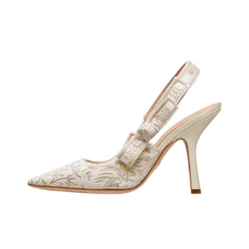 DIOR J'Adior Slim Heel High Heels 10cm Women's White
