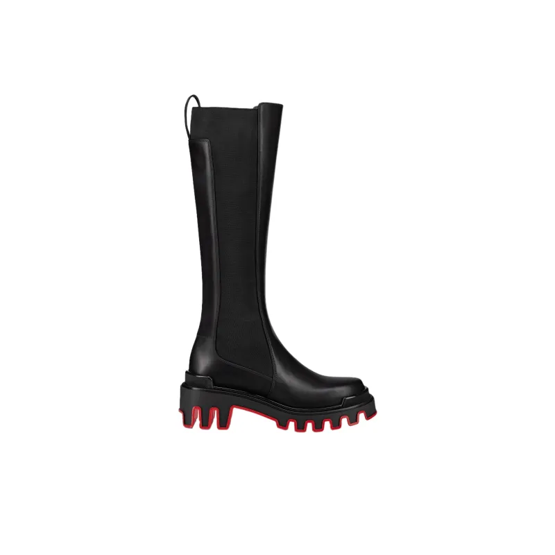 CL LUBOTING Marchacroche Chelsea Boots 5cm Women's Black-1