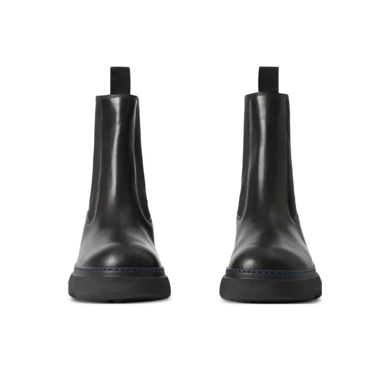 Burberry Leather Chelsea Boots-3