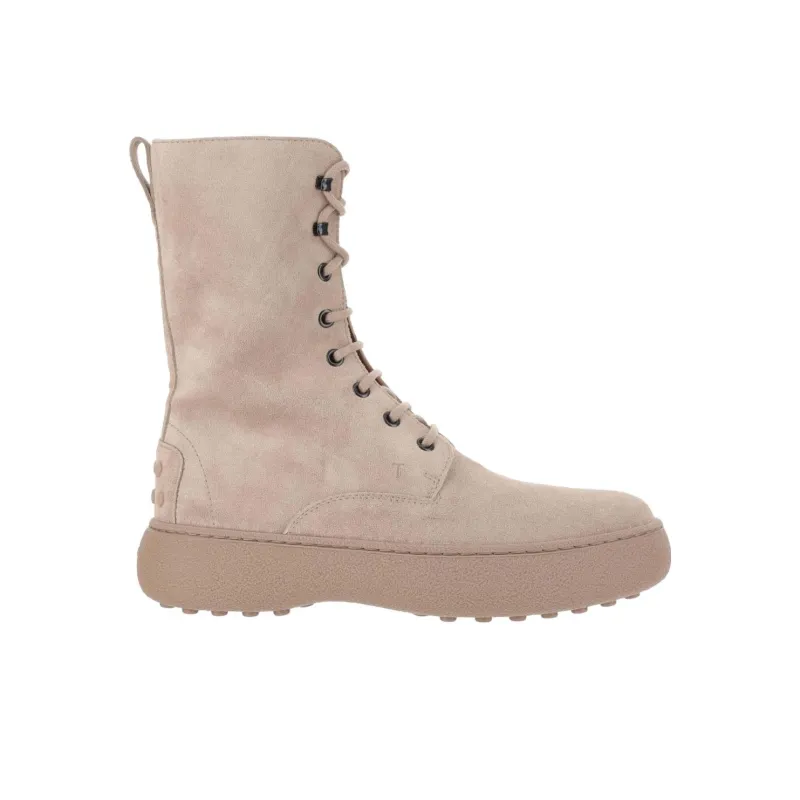 TOD'S Wg Round Toe Ankle Boots Women's-1