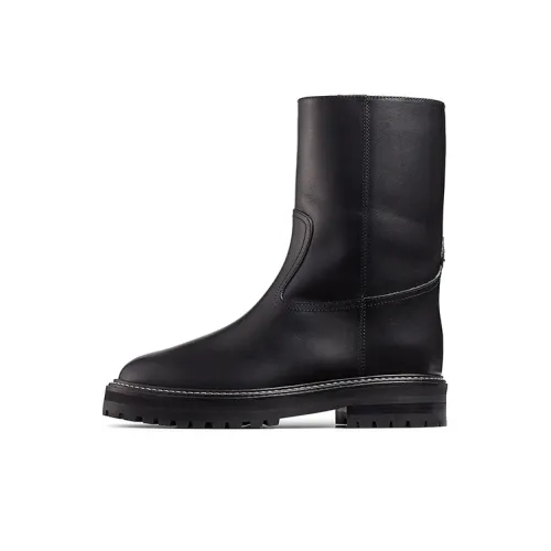 Jimmy Choo Yari Vachetta Ankle Boots Women's Black