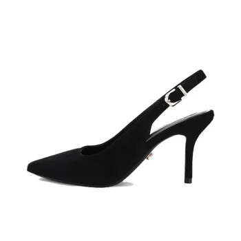 Kurt Geiger London Symmetry Sling Slim Heel High Heels 9cm Women's Black