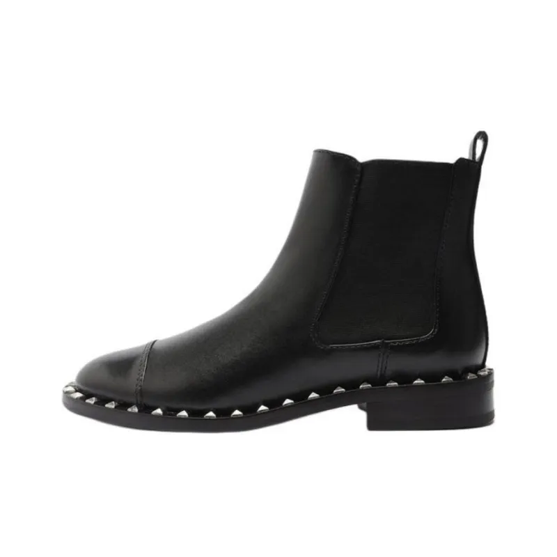 Schutz Short Chelsea Boots Women's Black-0
