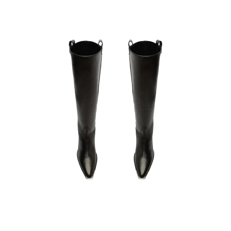 Schutz Tessie Up Ankle Boots 4.5cm Women's Black-4