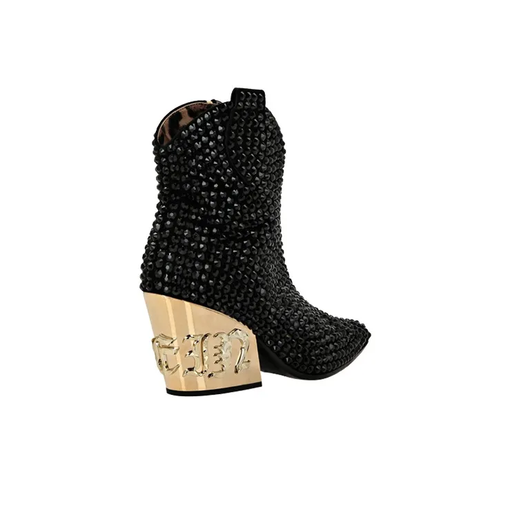PHILIPP PLEIN Gothic Plein 80mm Leather Boots-2