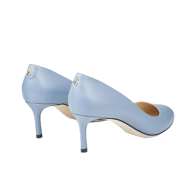 Jimmy Choo Selah Slim Heel High Heels 6cm Women's Blue-2