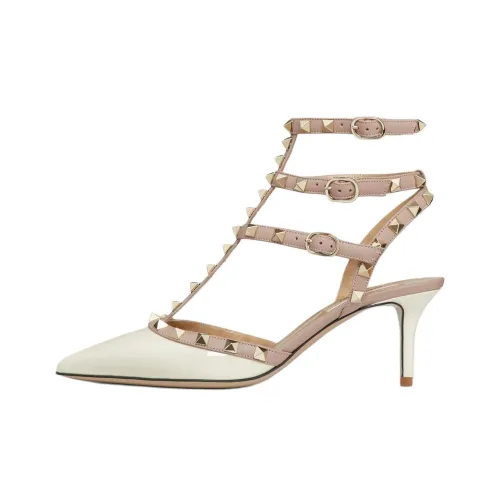 Valentino Slim Heel High Heels 6.5cm Women's White