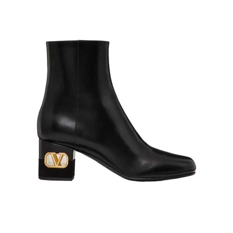 Valentino Garavani VLogo Heel Ankle Boots-1
