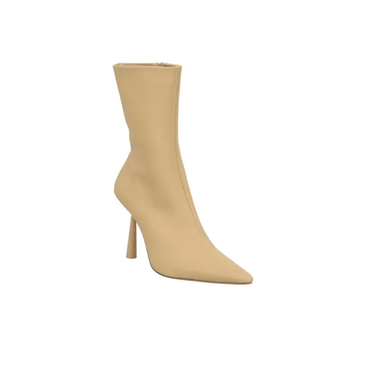 GIA BORGHINI X RHW Rosie 7 Ankle Boots Women's Coffee-2