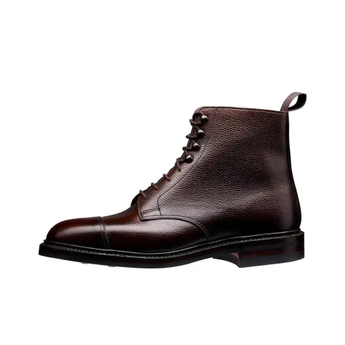 CROCKETT & JONES Conisto Ankle Boots Men's Dark Brown