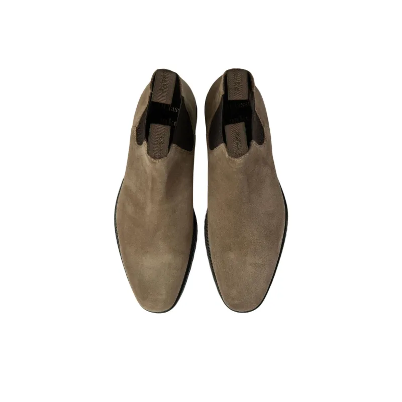 LOAKE Ankle-Length Chelsea Boots Men's Light Brown-3