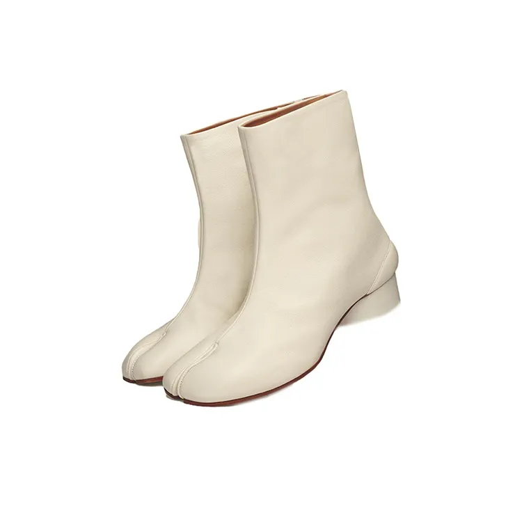 Maison Margiela Tabi 30mm Leather Ankle Boots-3