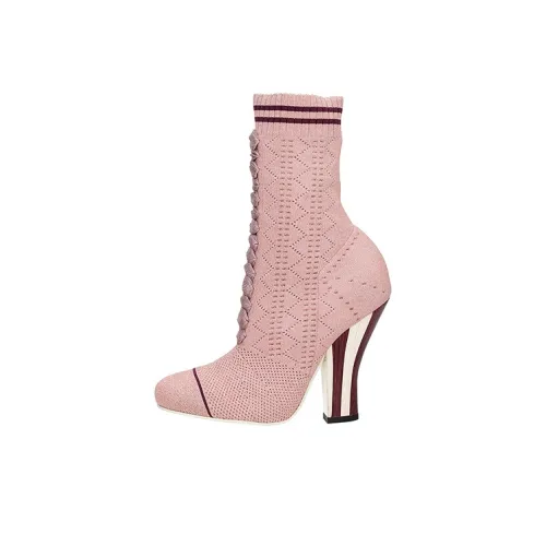 FENDI Ankle Boots Women's Pink