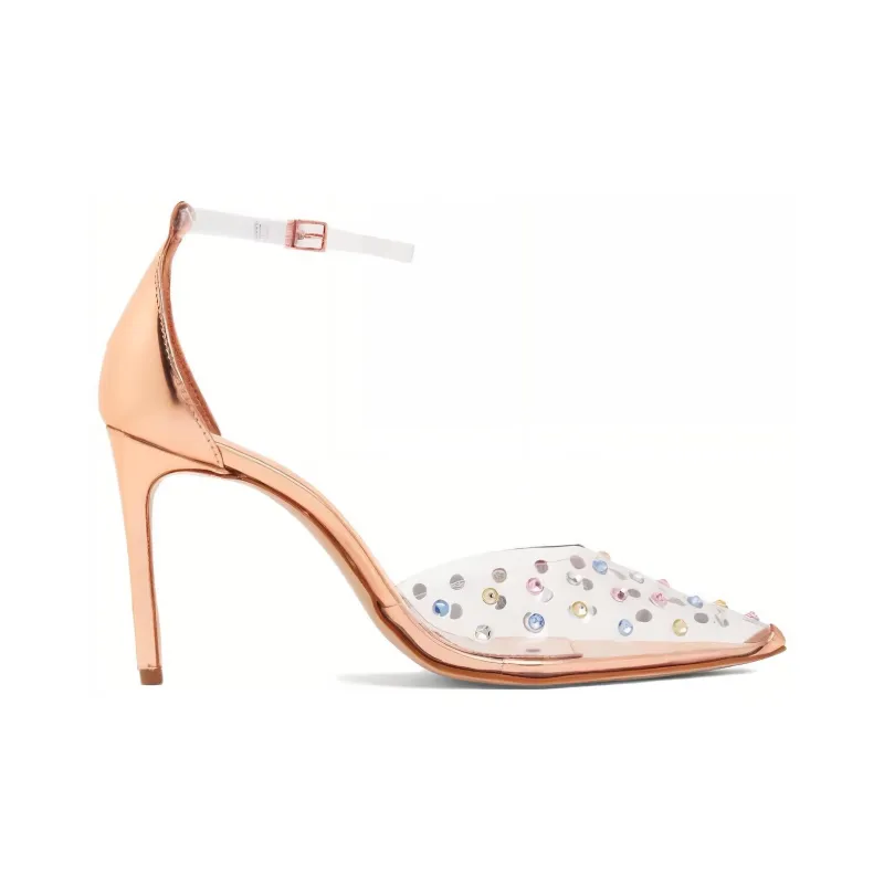 Schutz High Heels Women's Gold-1