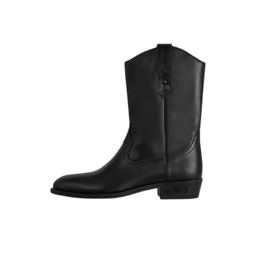 LOUIS VUITTON Rider Ankle Boots Men's Black