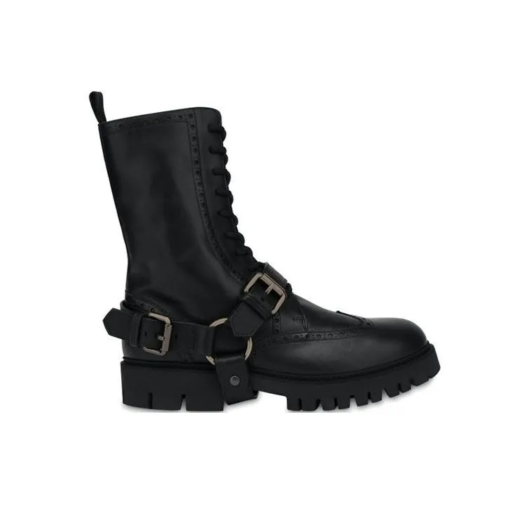 MOSCHINO Ankle Boots Men's Black-1