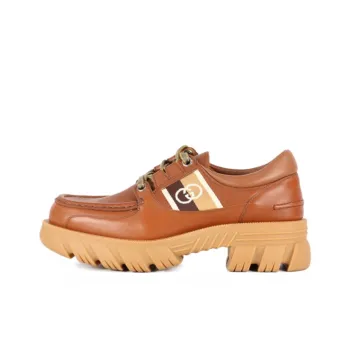 GUCCI Ankle Length Martin Boot Men's Brown