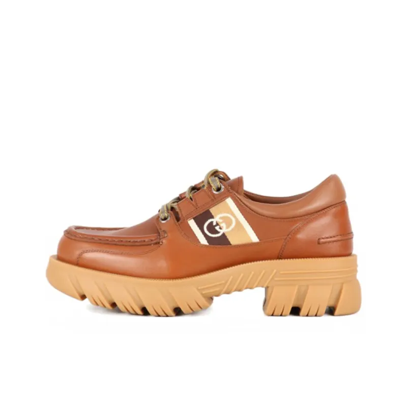 GUCCI Ankle Length Martin Boot Men's Brown-0