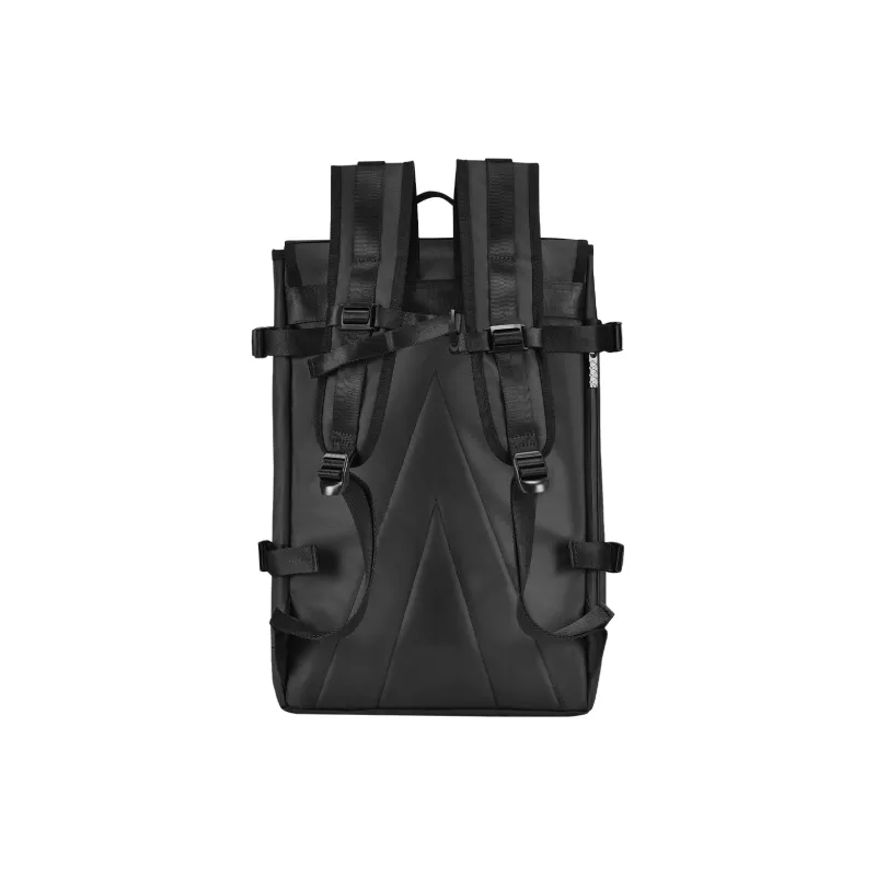 COEXISTENCE Polyester Laptop Bag Backpack Regular Unisex Black-4