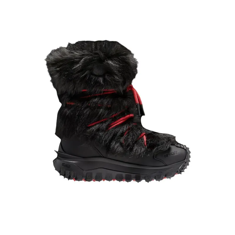 Moncler Grenoble Faux fur Mid calf Snow Boots-1