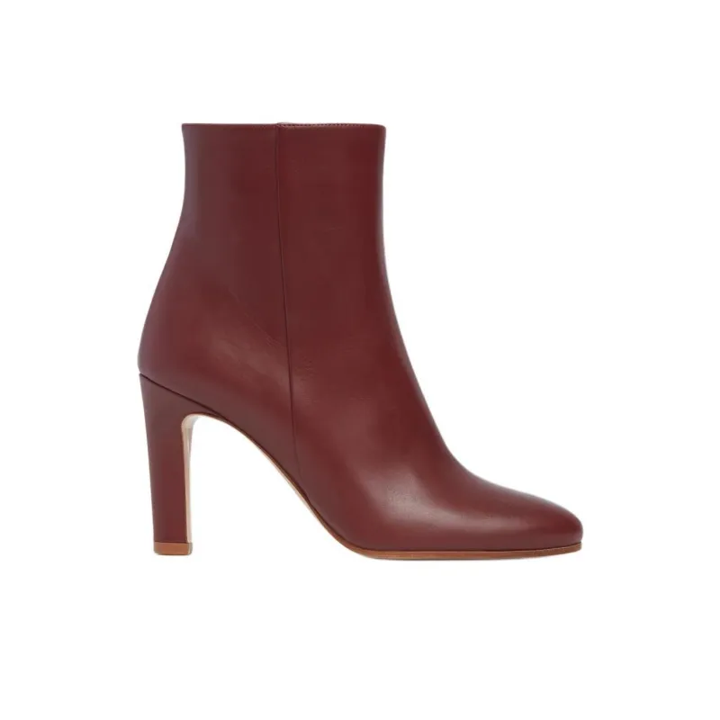 GABRIELA HEARST Lila Ankle Boots 8.5cm Women's Red-1