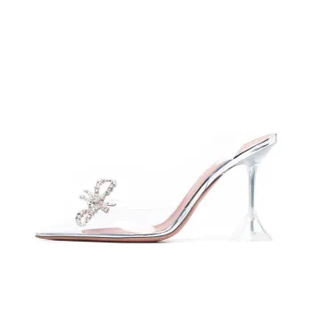 AMINA MUADDI Rosie 60mm Glass PVC Sling Transparent