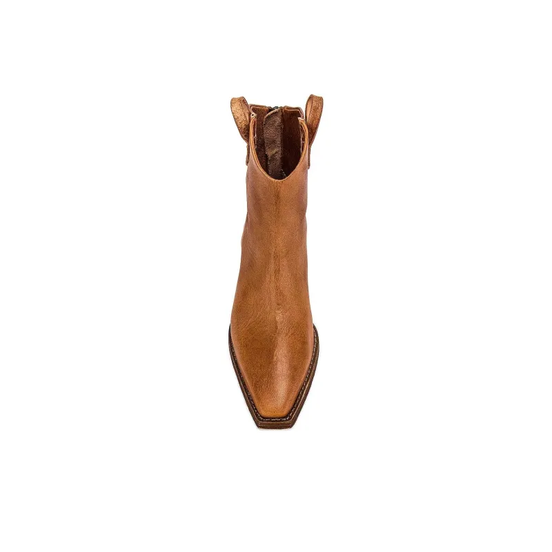 FREE PEOPLE Ankle Boots 4cm Women's Brown-4
