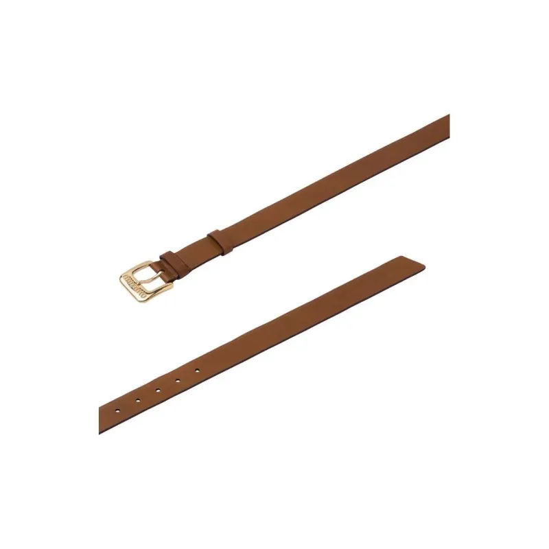 MIU MIU Cut out Logo Leather Belt-2