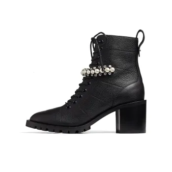 Jimmy Choo Ankle Boots Women's High-Top Black
