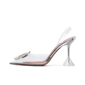 AMINA MUADDI Begum Embellished Slingback Pumps