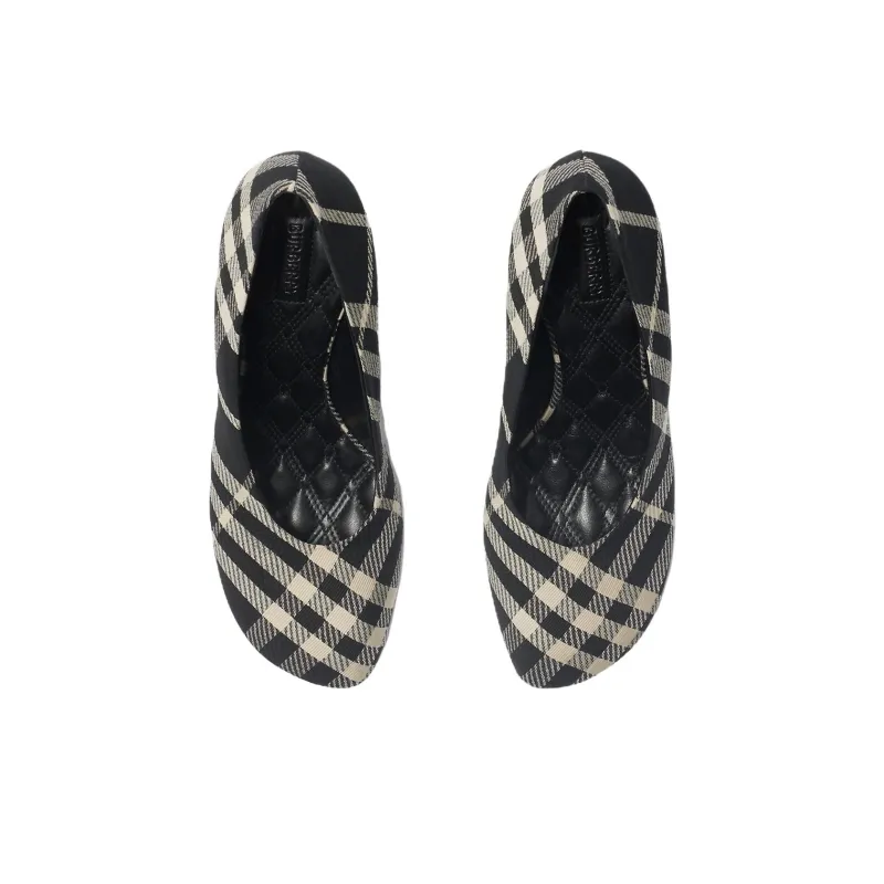 Burberry Baby Slim Heel High Heels 8.5cm Women's Black-3