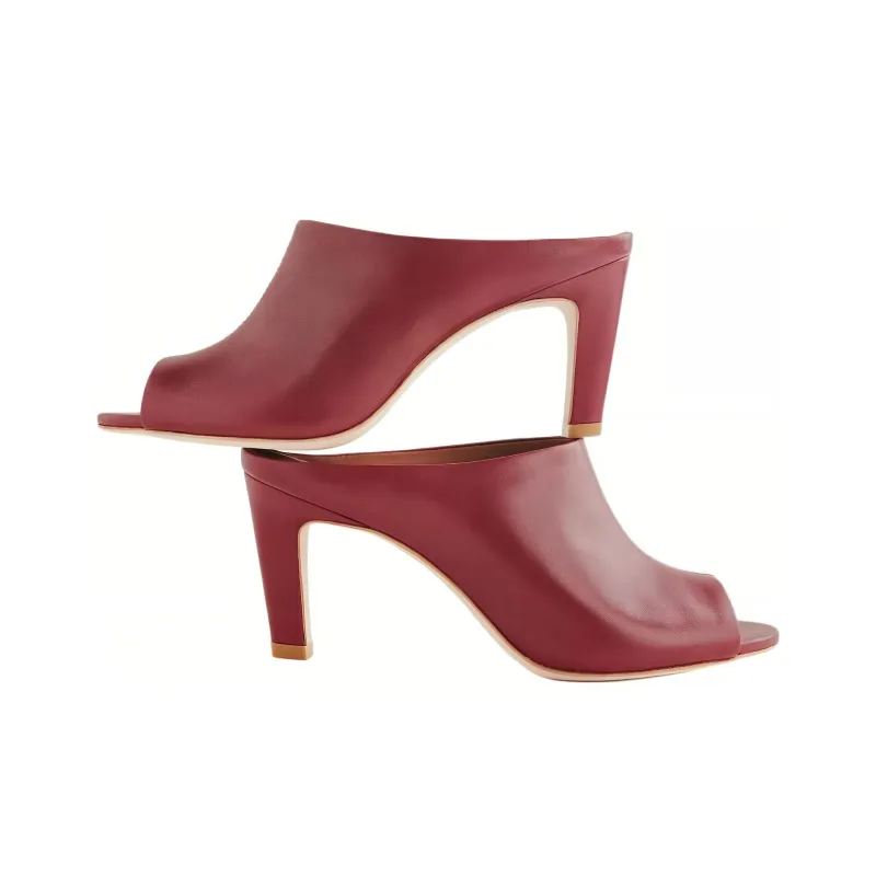REFORMATION Slide Slippers 7.5cm Women's Red-3