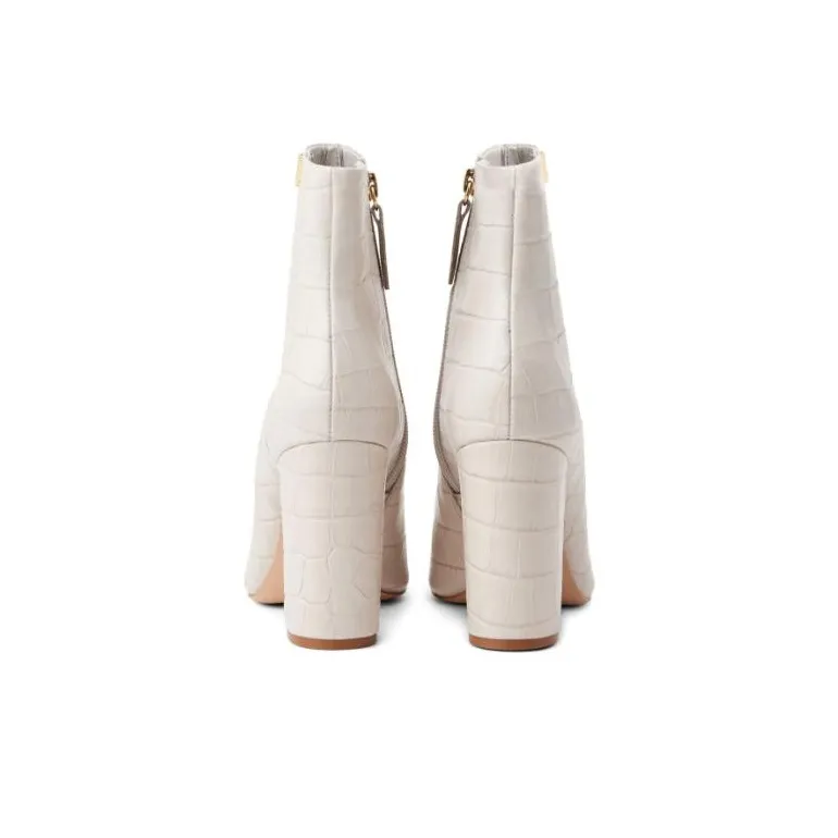 Schutz Ankle Boots Women's Beige-3