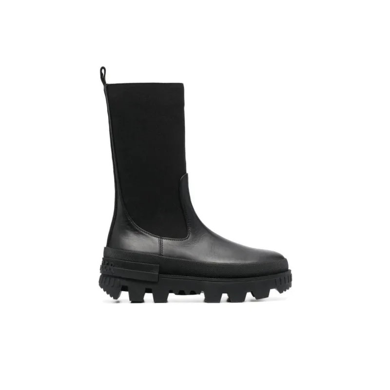 Moncler Logo Embossed Slip-On Boots Women's-1