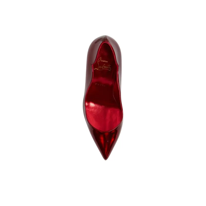 CL LUBOTING Hot Chick Slim Heel High Heels 10cm Women's Red-5