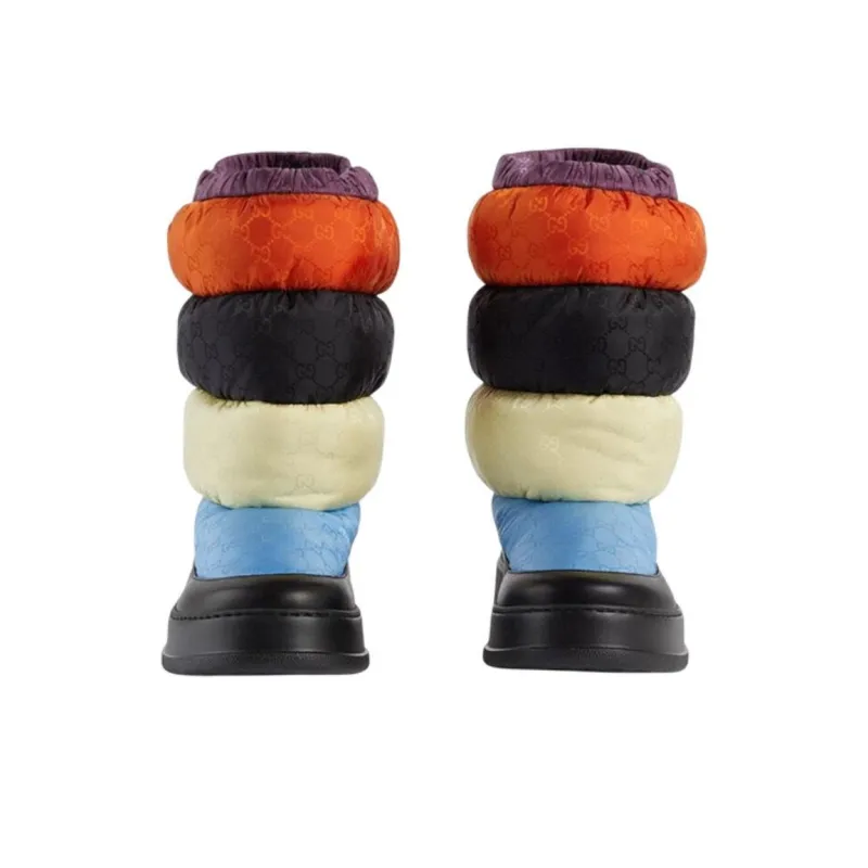 GUCCI Padded Snow Boot 'Black Multi Color'-4