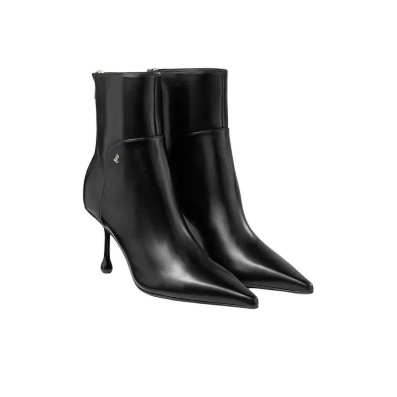 Jimmy Choo Cycas Ankle Boots 8cm Women's Black-2