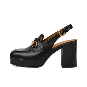 GUCCI Horsebit 85mm Platform Pumps