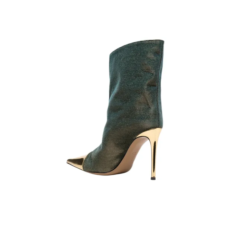 Alexandre Vauthier Ankle Boots 10cm Women's Green-3