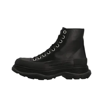 Alexander McQueen Chunky High top Sneakers 'Black' Women's