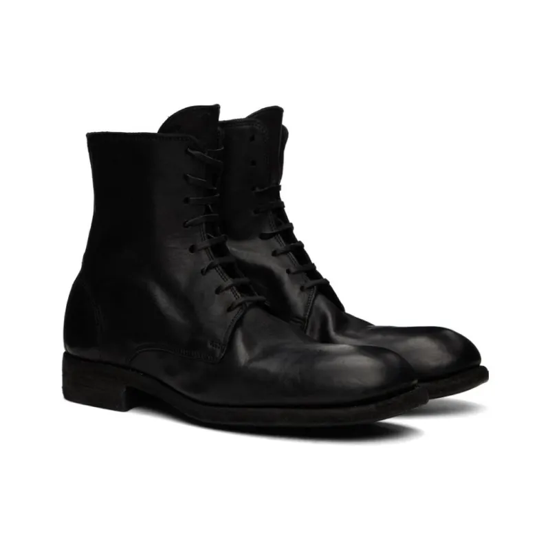 GUIDI Ankle Boots Men Black-2
