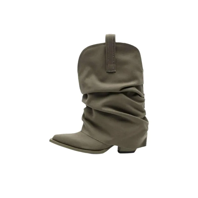R13 STIEFEL Ankle Boots Women's Olive Green-0