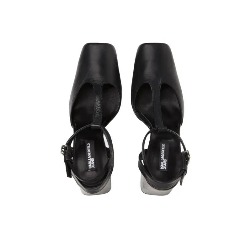 KARL LAGERFELD / Karl Lagerfeld Jeans 125mm Soiree Leather Pumps-3