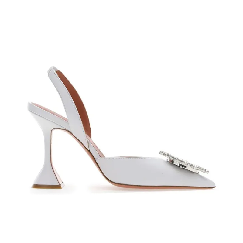 AMINA MUADDI Begum 90mm Satin Pumps-1